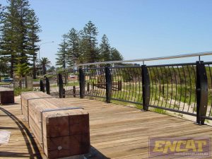 Beach boardwalk viewing platforms foreshore development b