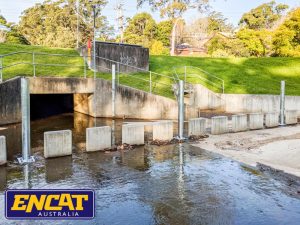 Collapsible bollard for culvert debris control ENCAT Collapsible Bollard for Culvert Debris Control Structures made out of steel