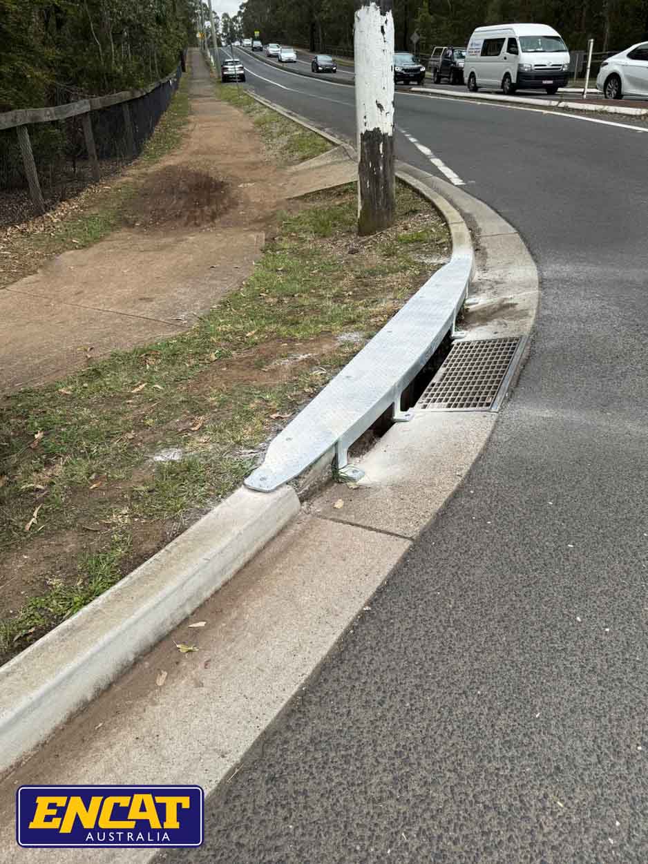 Truck Resistant Kerb Lintel Kerb lintel replacement made out of steel 1
