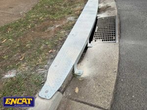 Truck Resistant Kerb Lintel Kerb lintel replacement made out of steel 2