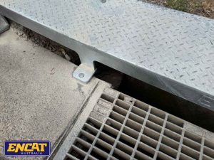 Truck Resistant Kerb Lintel Kerb lintel replacement made out of steel 3