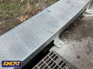 Truck Resistant Kerb Lintel Kerb lintel replacement made out of steel 5