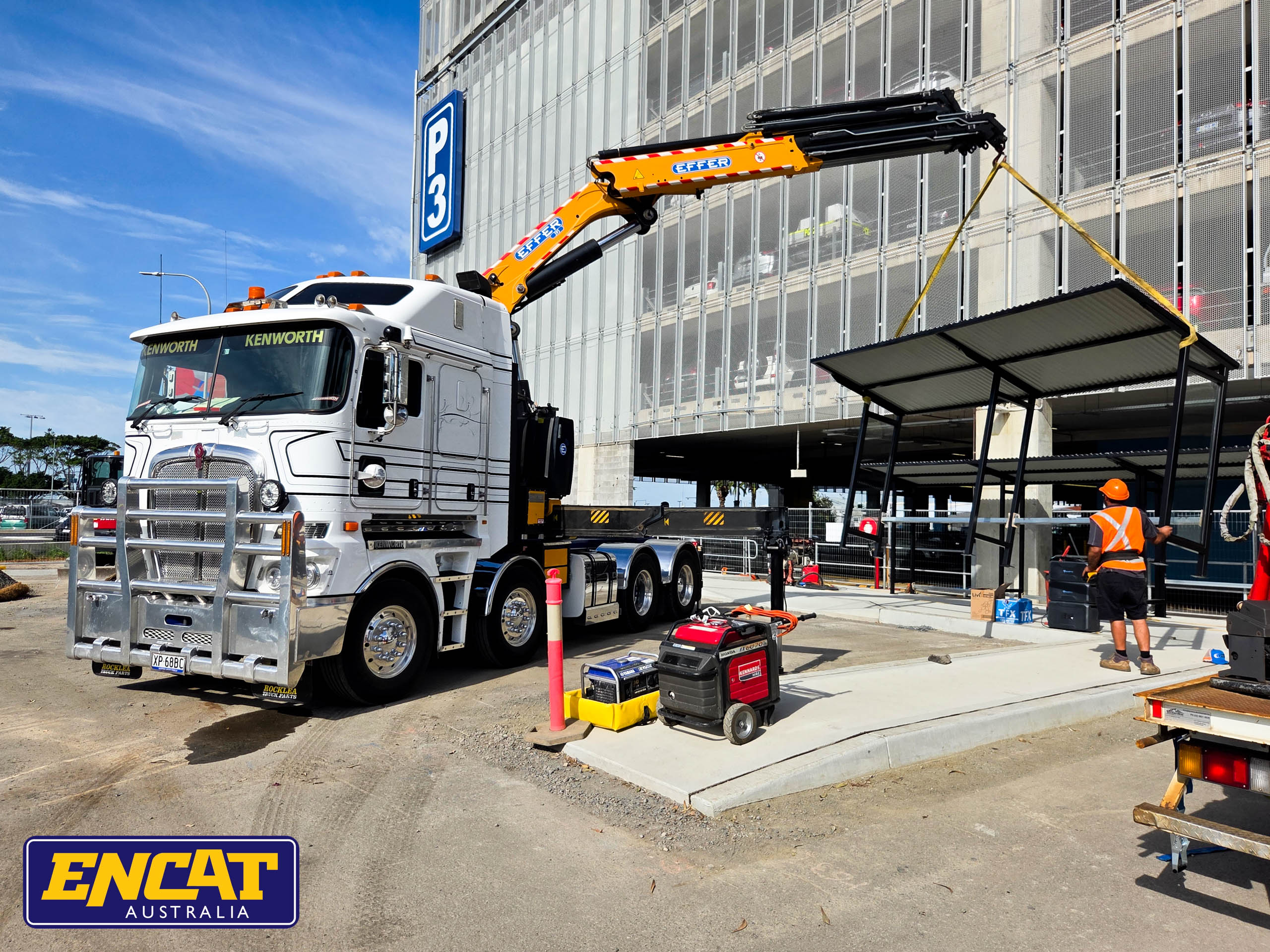 How to buy a bus shelter in Australia: a buyer's guide for councils, schools and contractors Bus Shelters getting placed at Kingsford T3 airport terminal